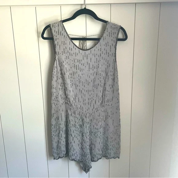 ❌N/A❌ Free People beaded romper - Picture 8 of 15